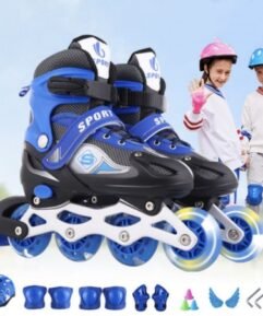 Inline skates → Roller skates